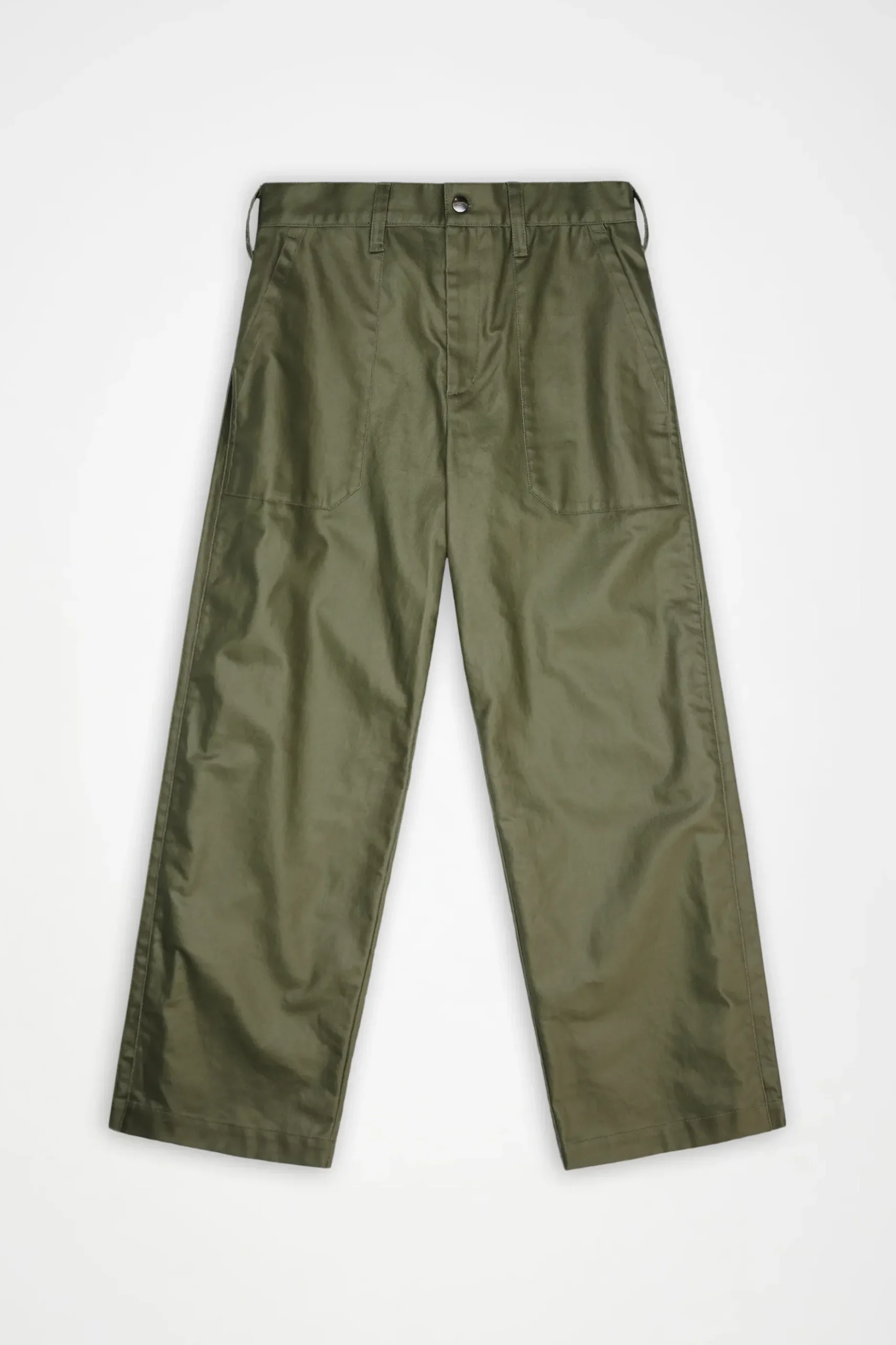 Heavy Woven Pants Straight