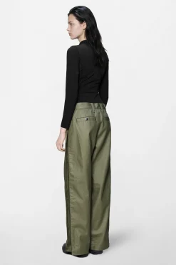 Heavy Woven Pants Straight