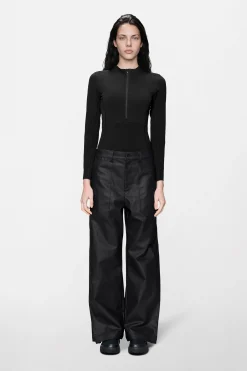 Heavy Woven Pants Straight