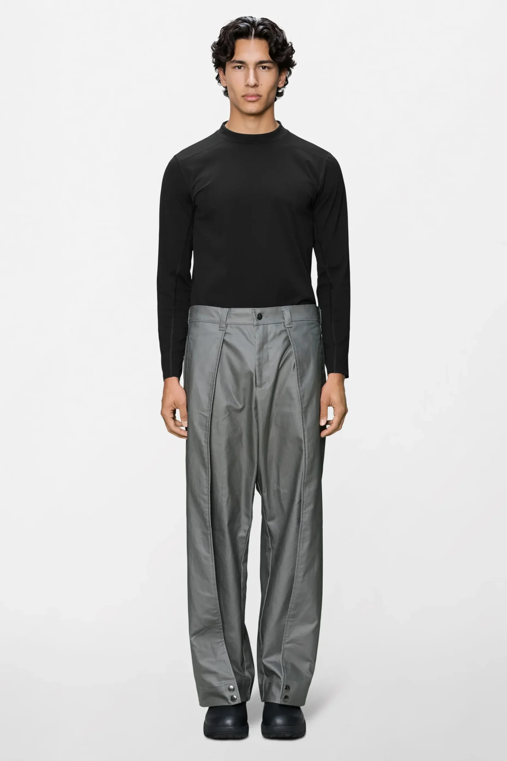 Heavy Woven Pants Wide