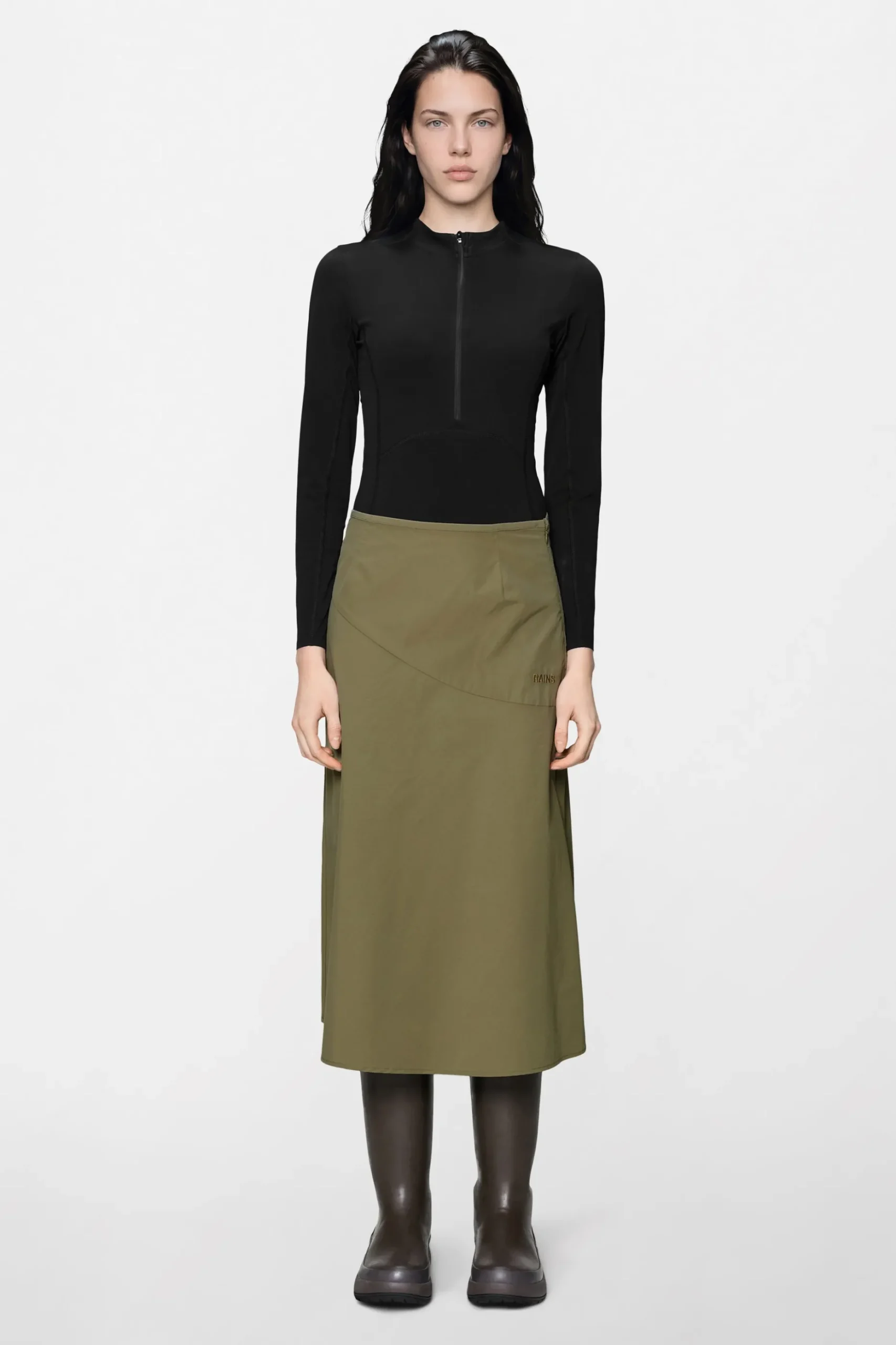 Light Woven W Skirt