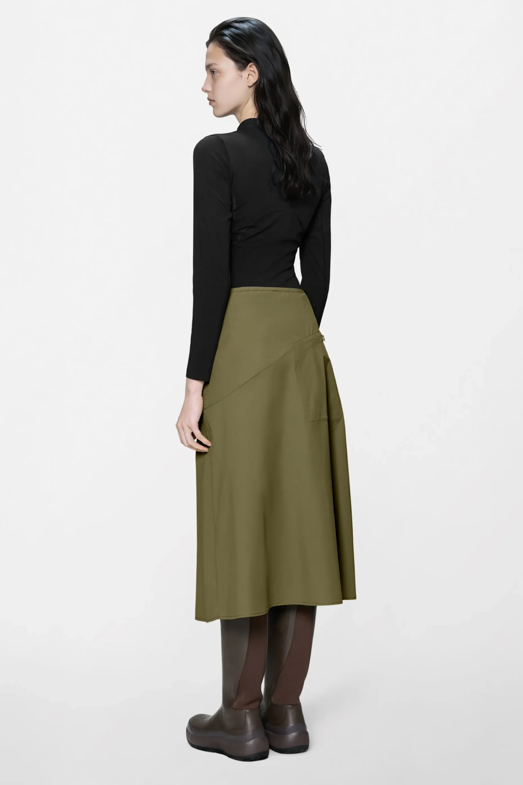 Light Woven W Skirt