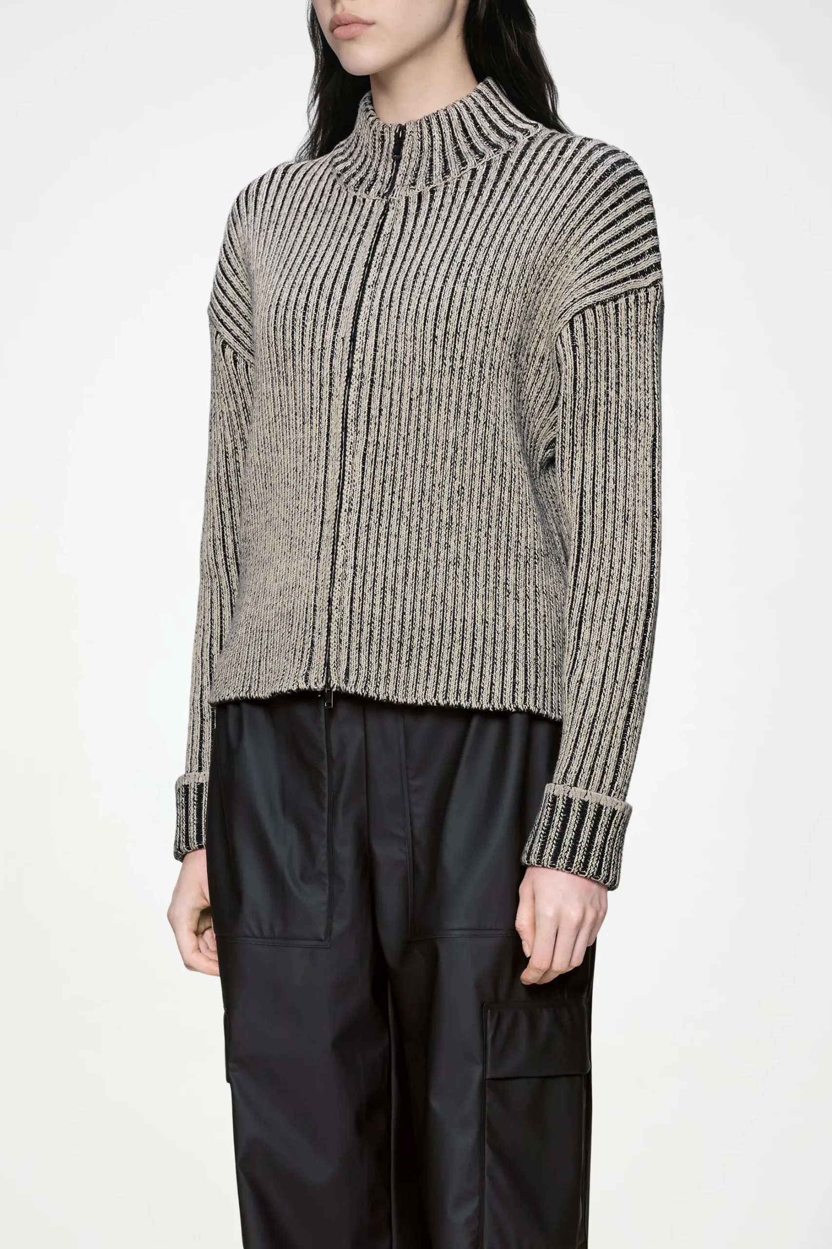 Sapa Knit W Zip Cardigan