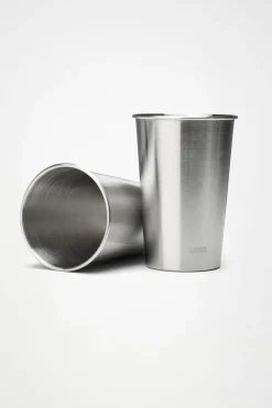 Stainless Steel 2-Pack Cups 500ml